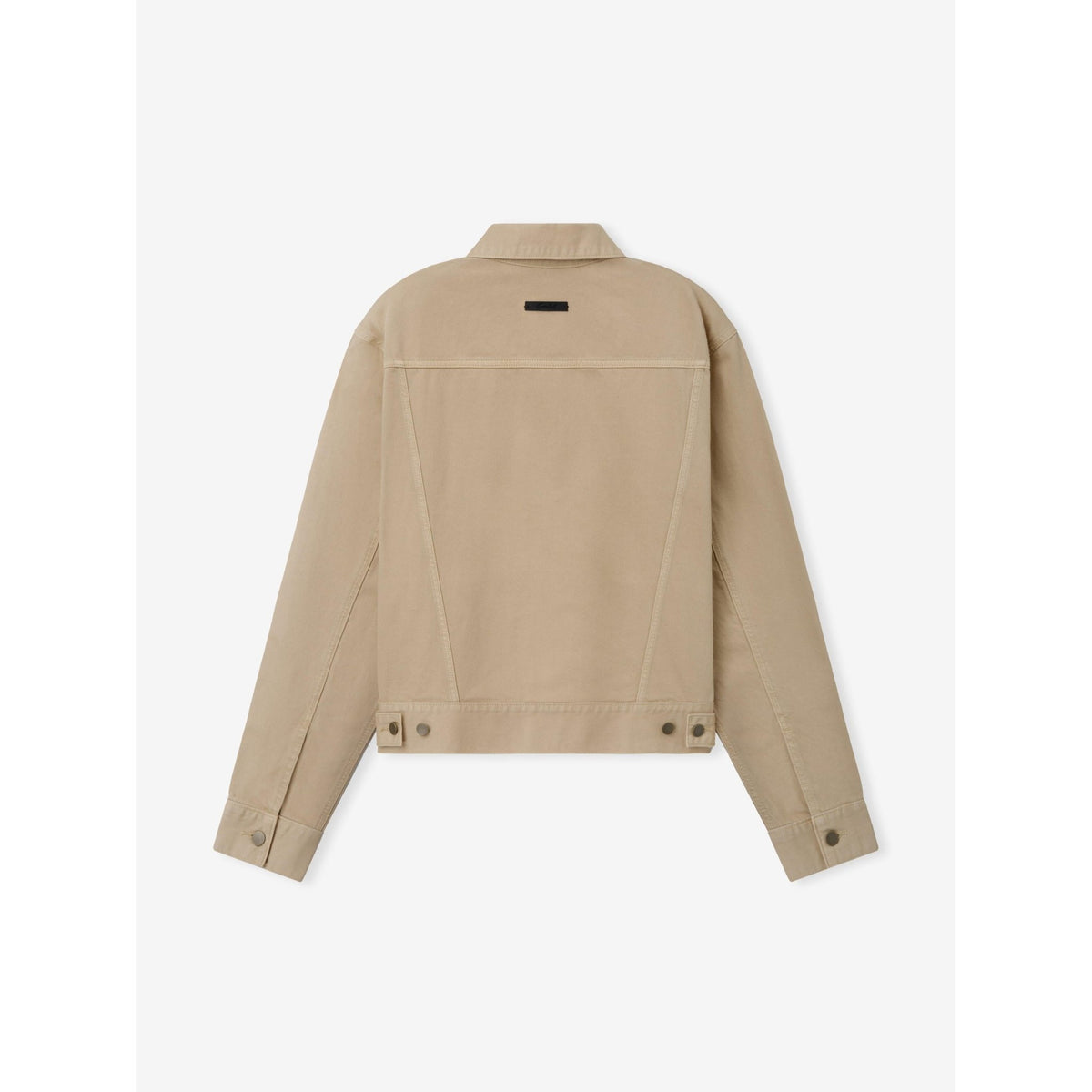 Fear of God Essentials Classic Denim Jacket Overdyed Dune - Im Your Wardrobe