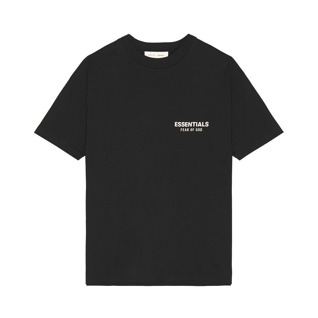 Fear of God Essentials Classic Fit T-Shirt Back Logo Vintage Black - Im Your Wardrobe