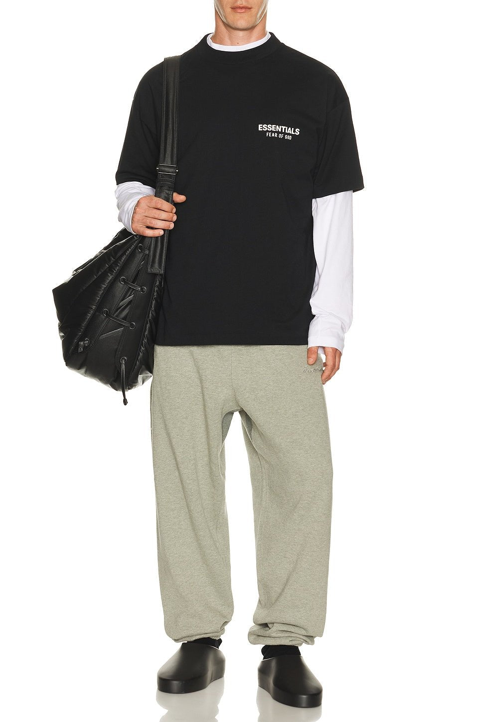 Fear of God Essentials Classic Fit T-Shirt Vintage Black - Im Your Wardrobe