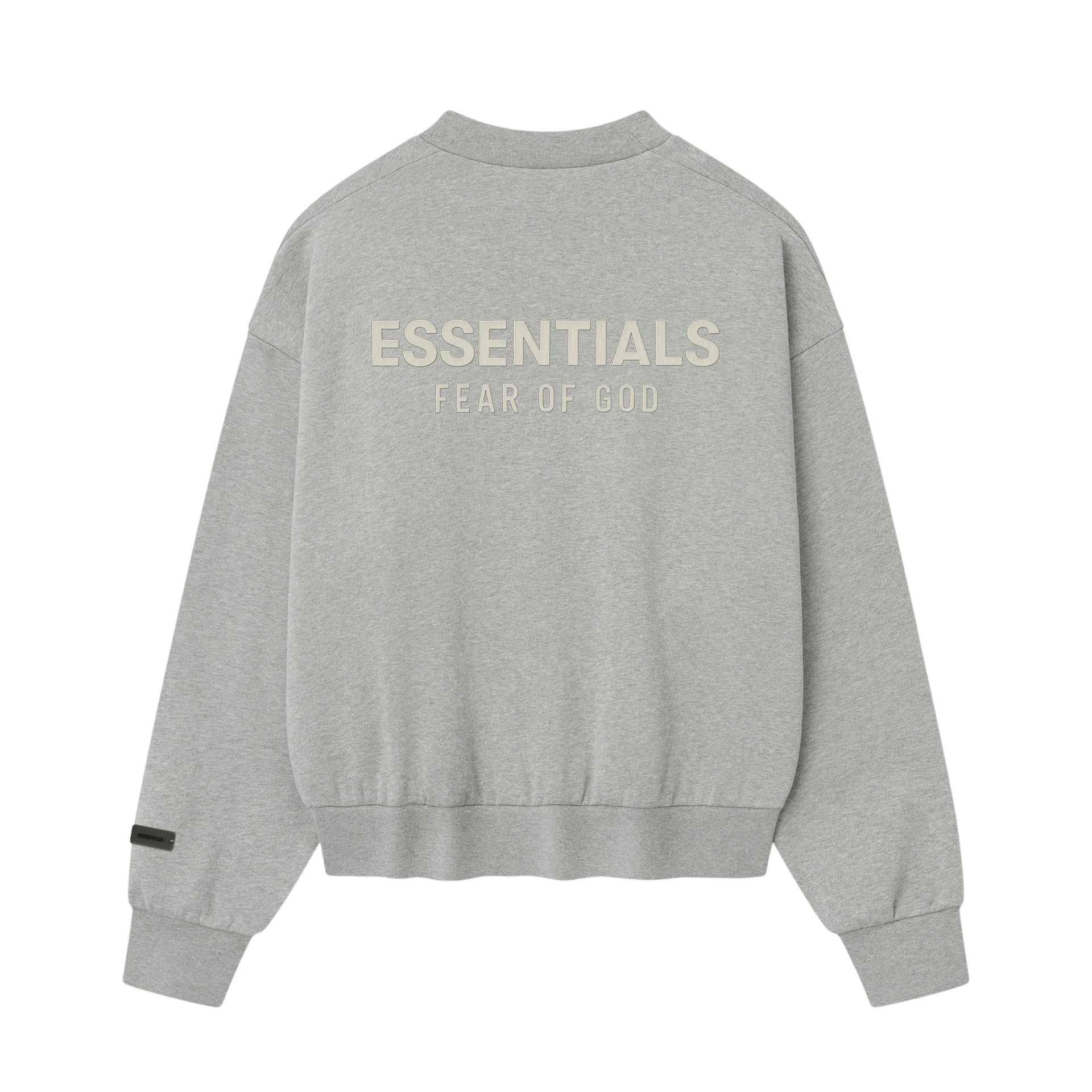Fear of God Essentials Classic Fleece Crewneck Concrete Heather - Im Your Wardrobe