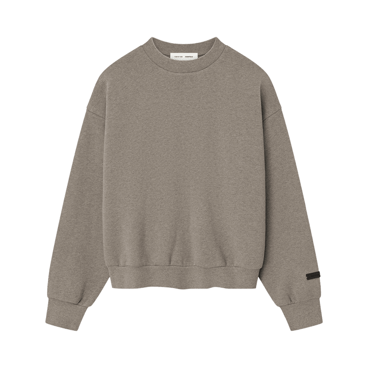 Fear of God Essentials Classic Fleece Crewneck Homestead Heather (SS25) - Im Your Wardrobe
