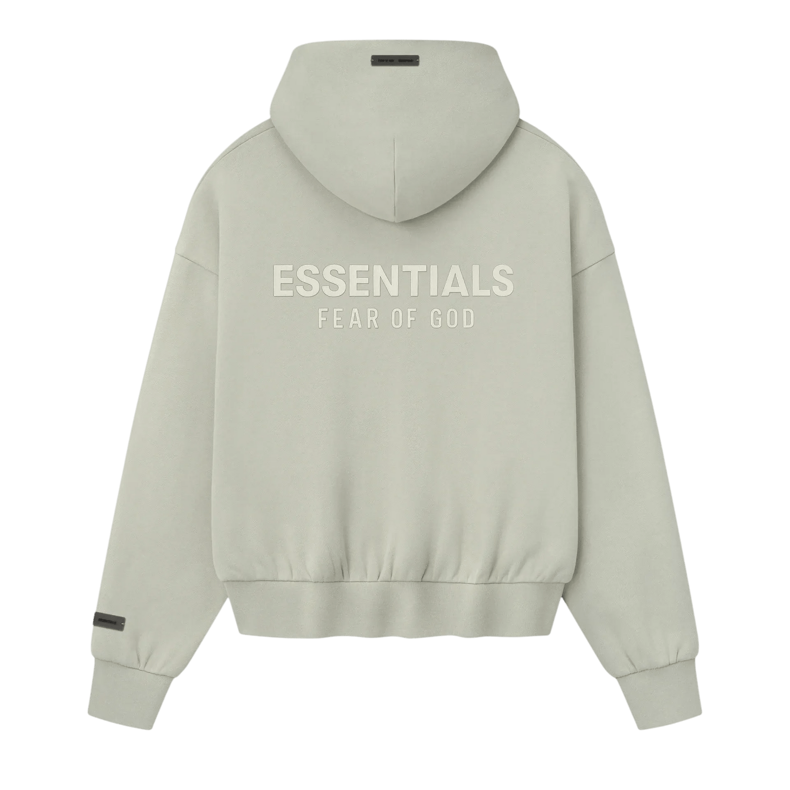 Fear of God Essentials Classic Fleece Zip - Up Hoodie Abbey Stone - Im Your Wardrobe