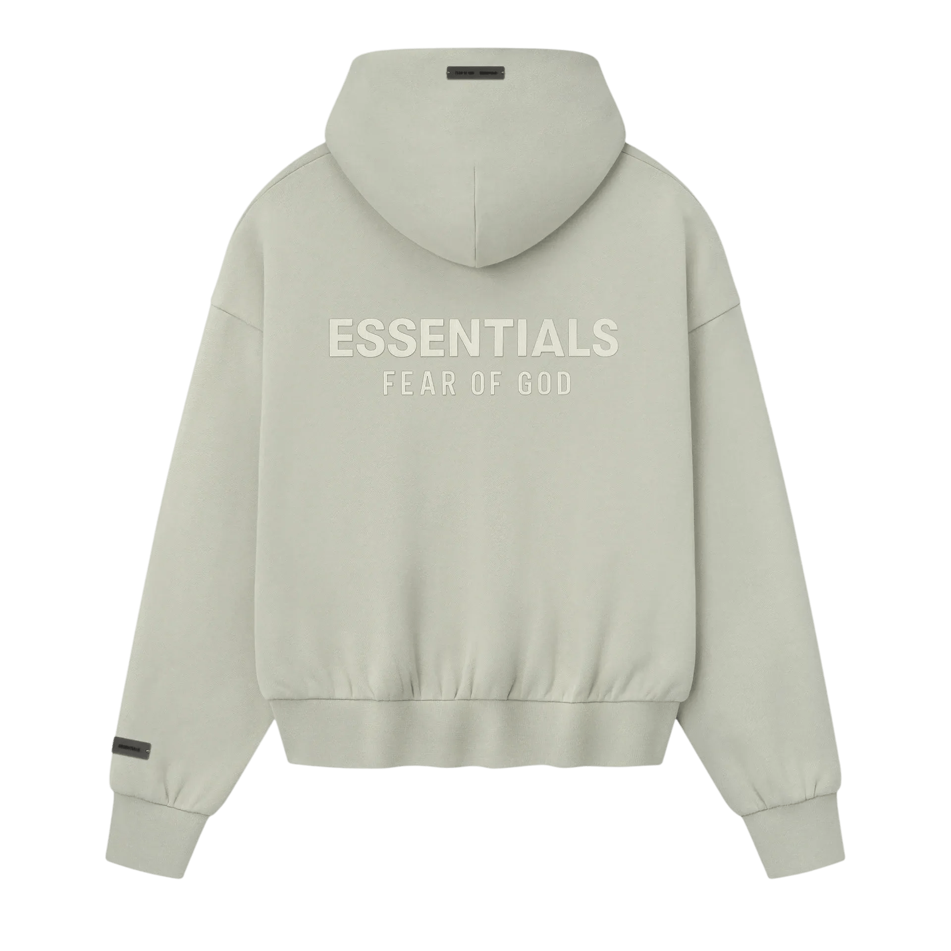 Fear of God Essentials Classic Fleece Zip - Up Hoodie Abbey Stone - Im Your Wardrobe