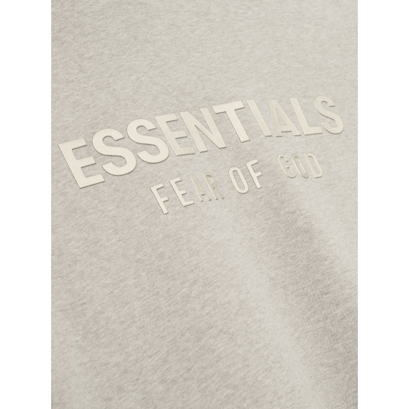 Fear of God Essentials Classic Full Zip Hoodie Heather Stone (2025) - Im Your Wardrobe