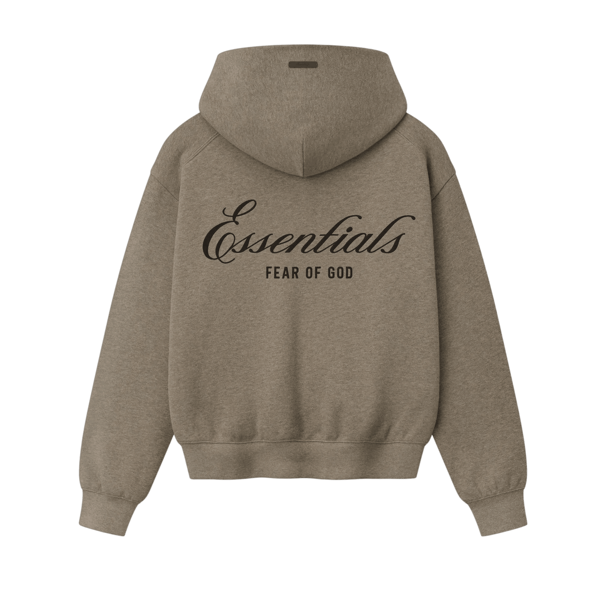 Fear Of God Essentials Classic Full Zip Hoodie Homestead Heather - Im Your Wardrobe