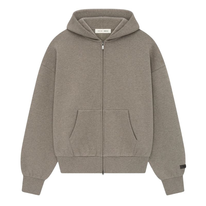 Fear of God Essentials Classic Full Zip - Up Hoodie Homestead Heather (2025) - Im Your Wardrobe