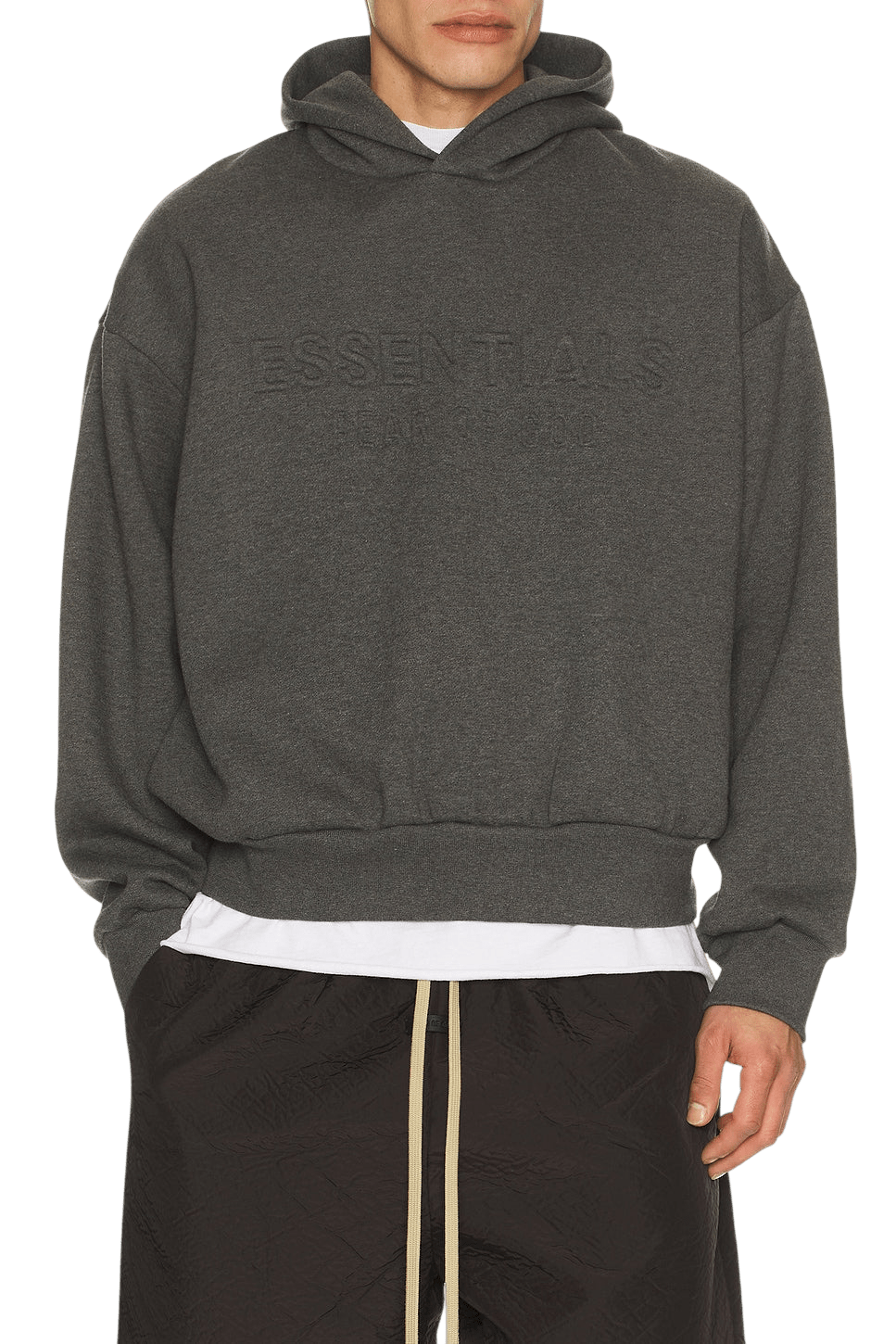 Fear of God Essentials Classic Hoodie Charcoal Heather