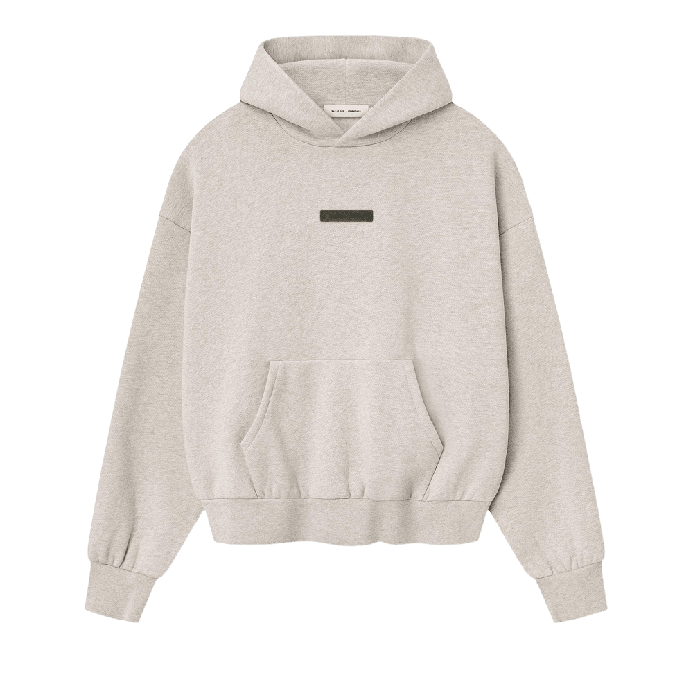 Fear of God Essentials Classic Hoodie Heather Stone - Im Your Wardrobe
