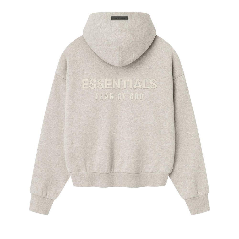 Fear of God Essentials Classic Hoodie Heather Stone - Im Your Wardrobe