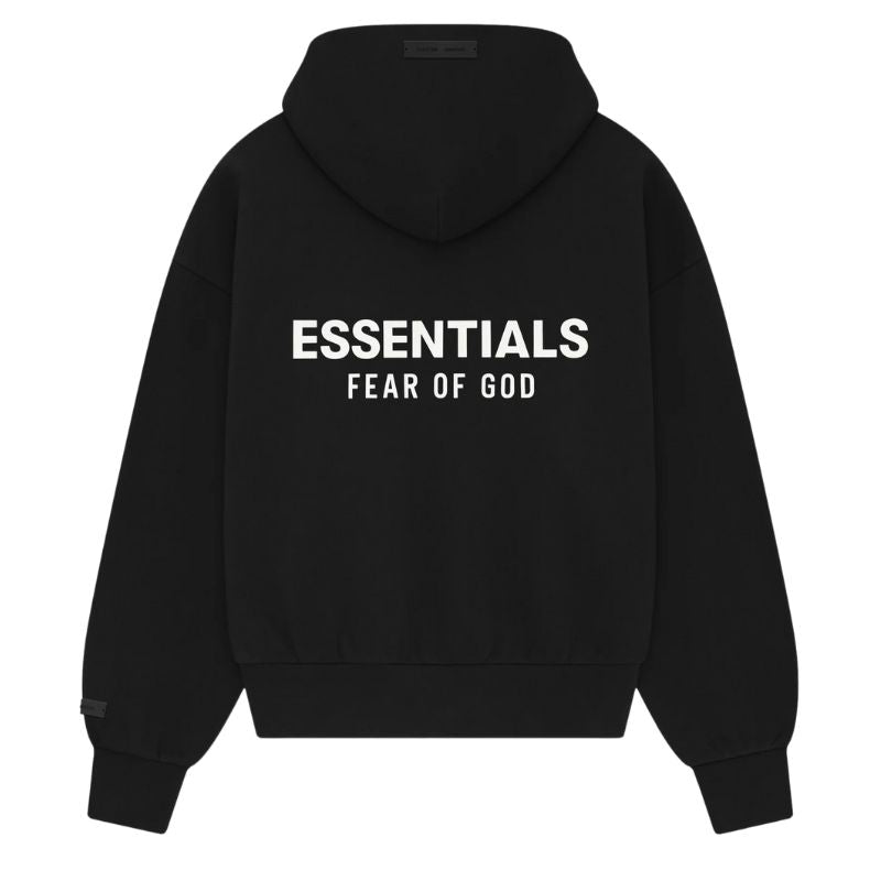 Fear of God Essentials Classic Hoodie Jet Black (2025) - Im Your Wardrobe