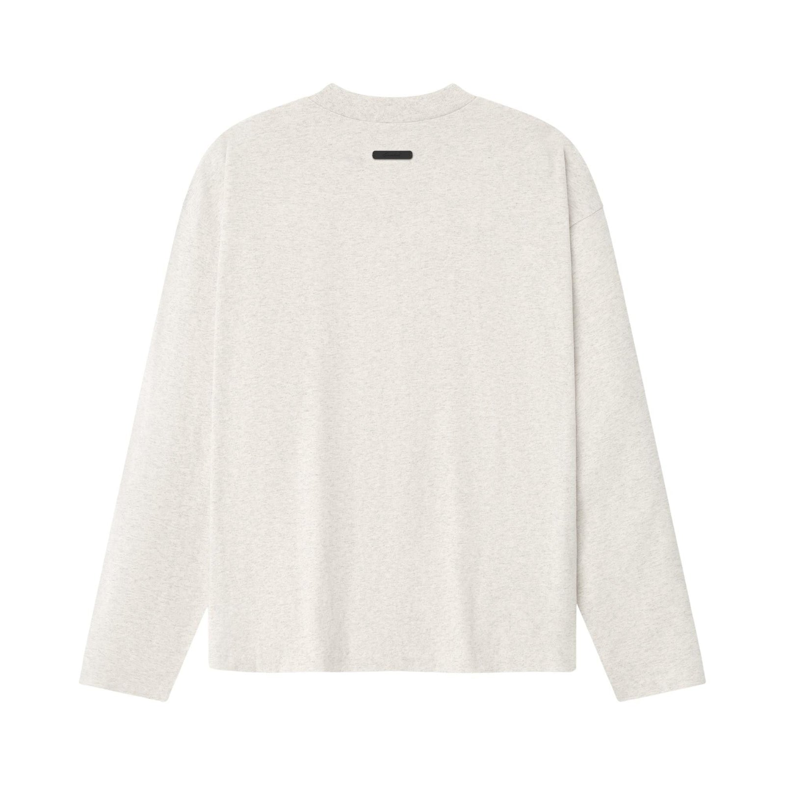 Fear of God Essentials Classic Long Sleeve Tee Oatmeal Heather (SS26) - Im Your Wardrobe