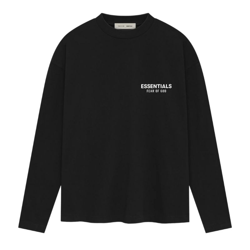 Fear of God Essentials Classic Longsleeve T-Shirt Jet Black (2025)