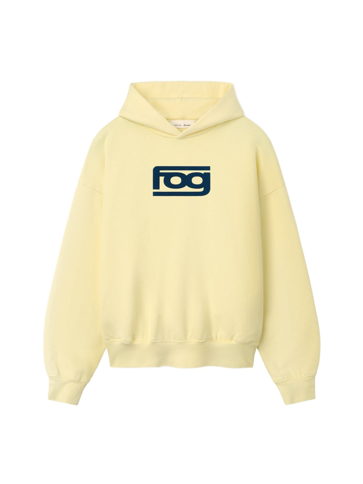 Fear of God Essentials Classic Raglan Hoodie Washed Sulphur - Im Your Wardrobe