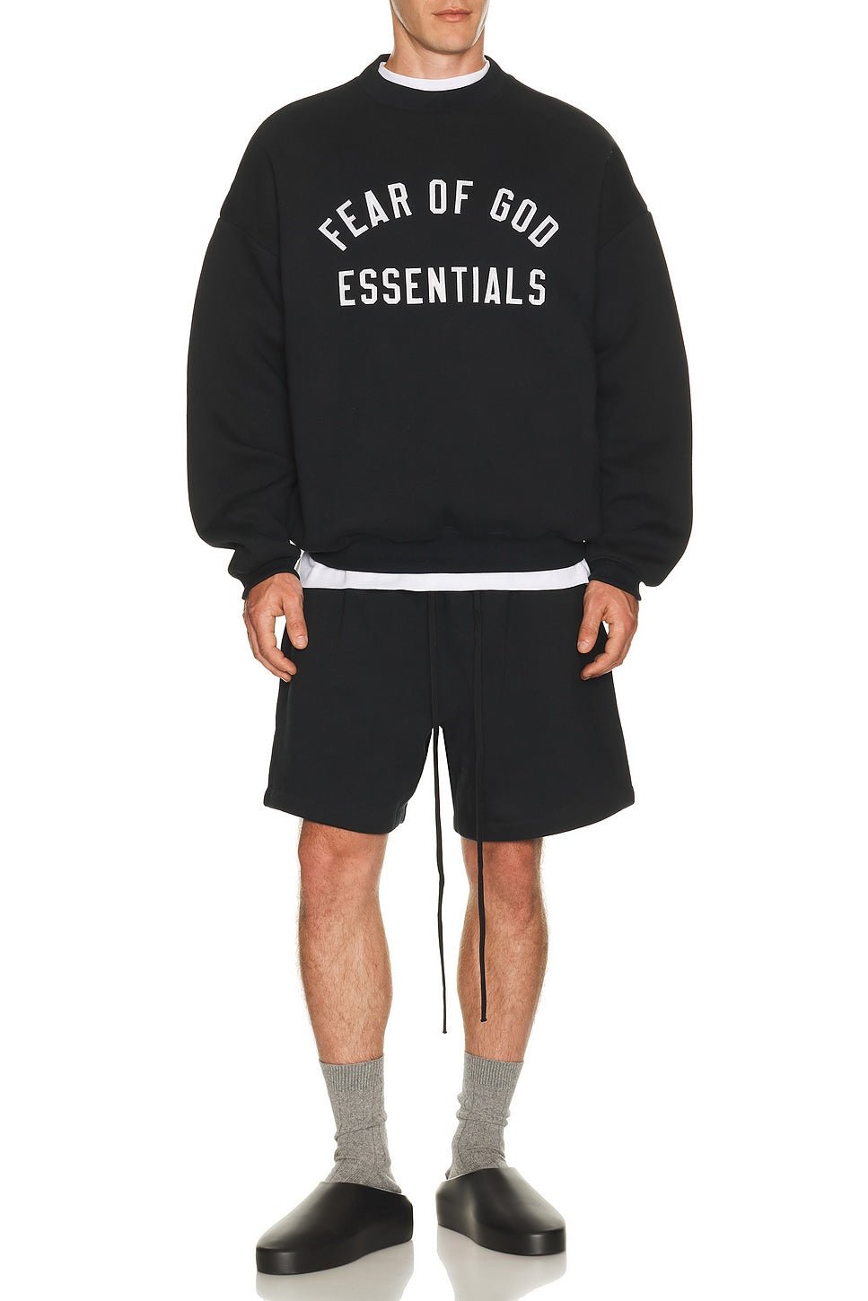 Fear of God Essentials Classic Short Vintage Black/Black - Im Your Wardrobe