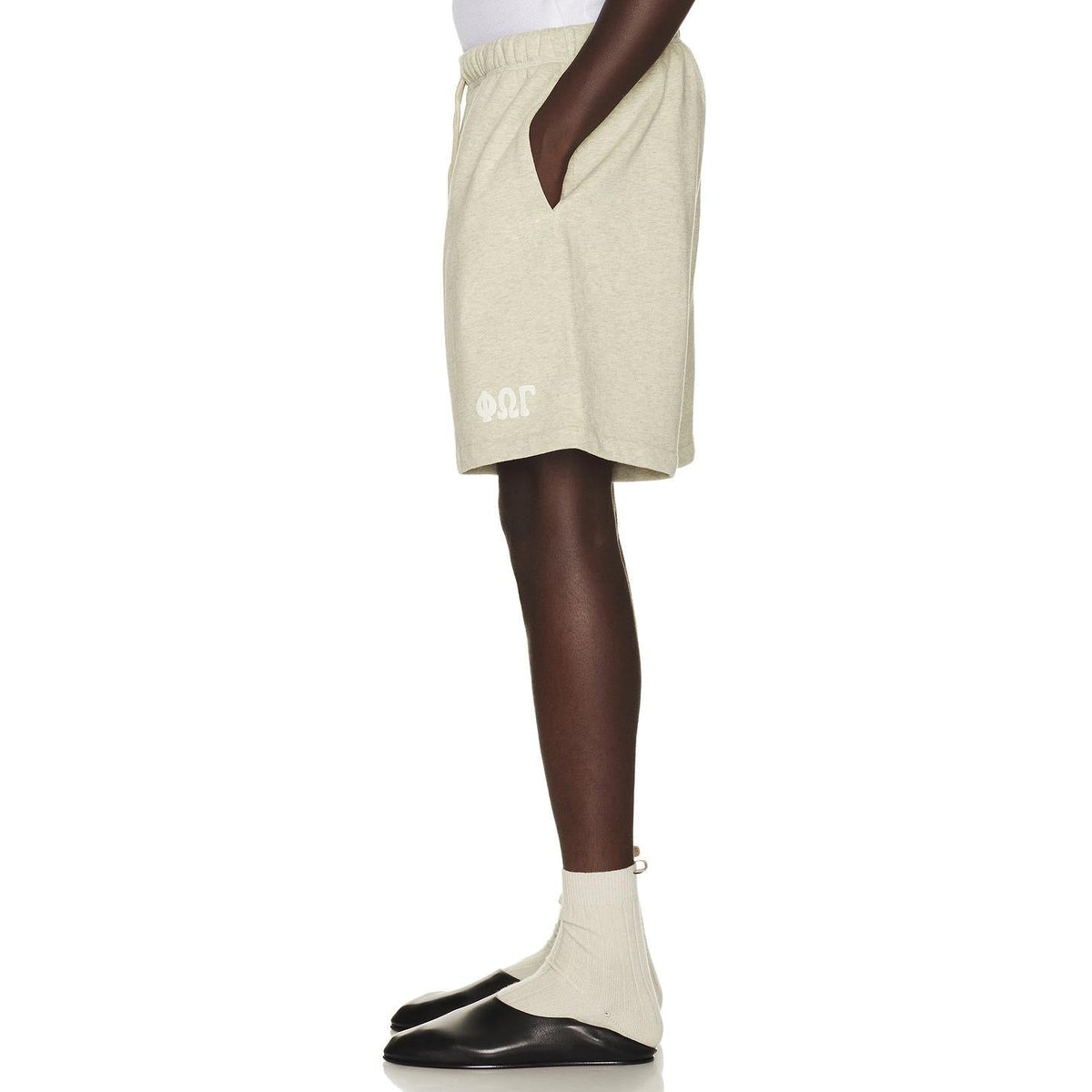 Fear of God Essentials Classic Short Washed Vanilla Heather - Im Your Wardrobe
