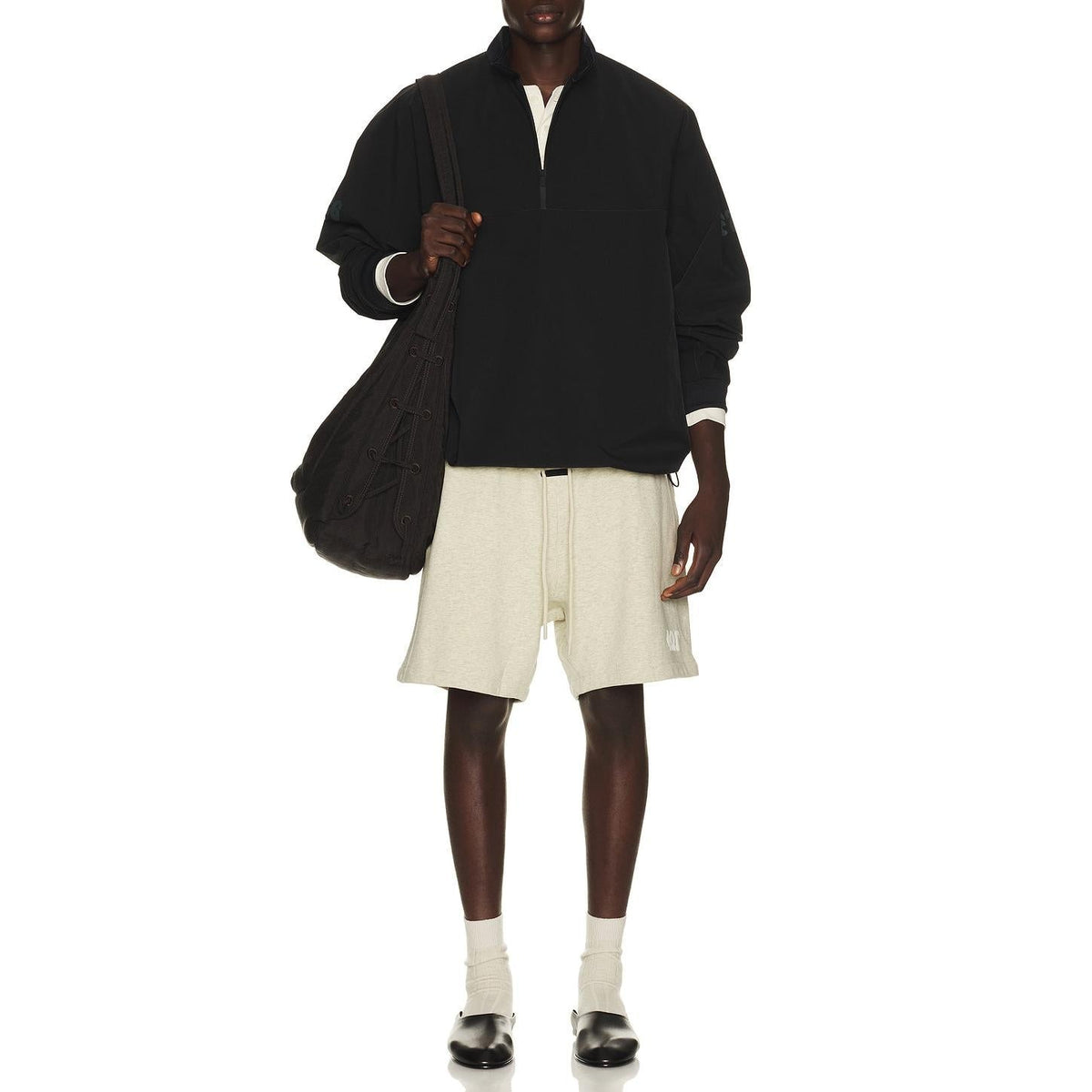 Fear of God Essentials Classic Short Washed Vanilla Heather - Im Your Wardrobe