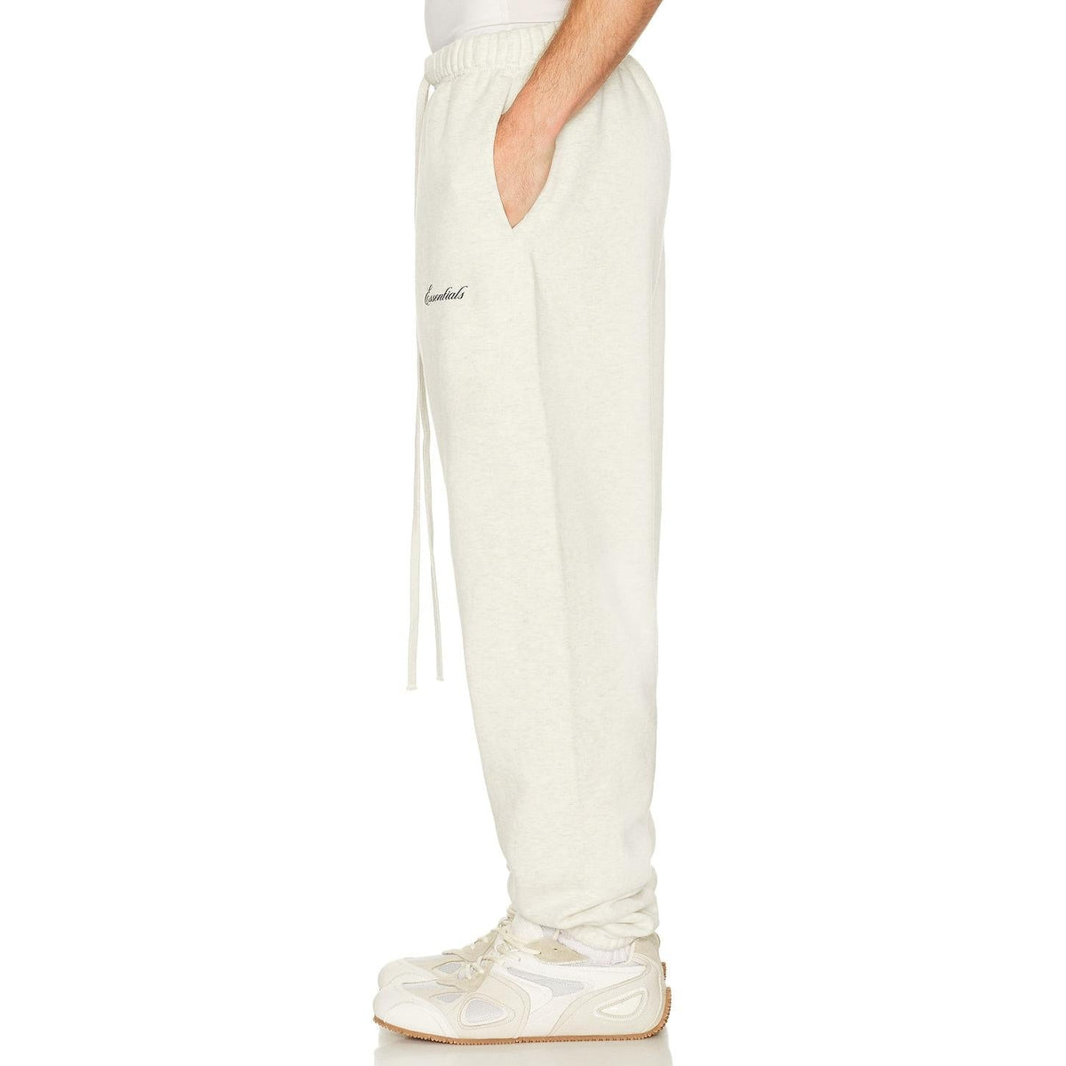 Fear of God Essentials Classic Sweatpant Oatmeal Heather/Light Heather - Im Your Wardrobe