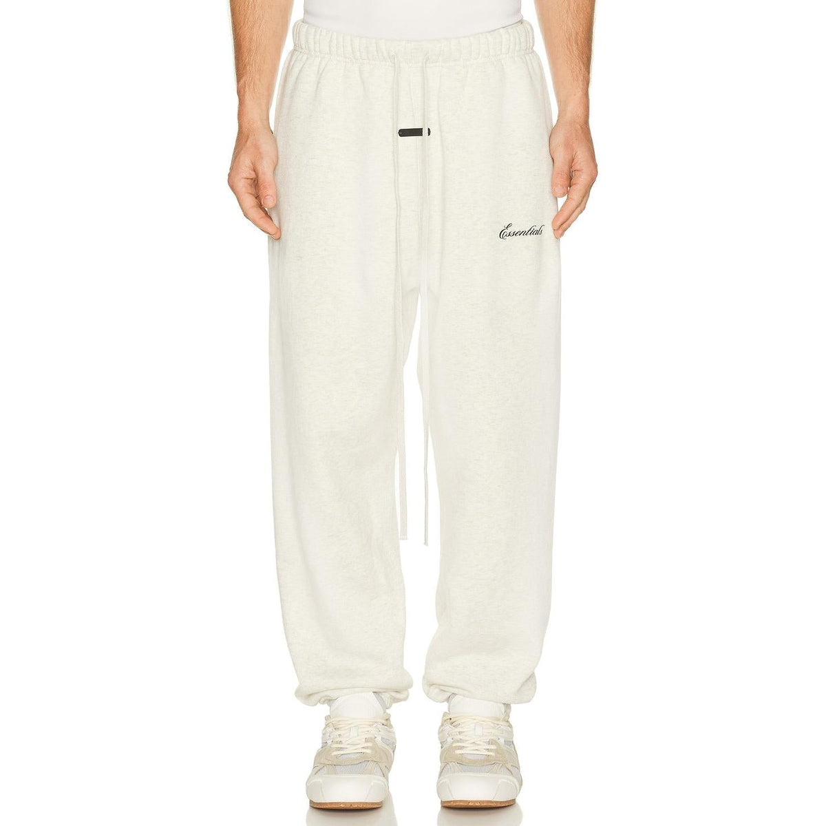 Fear of God Essentials Classic Sweatpant Oatmeal Heather/Light Heather - Im Your Wardrobe