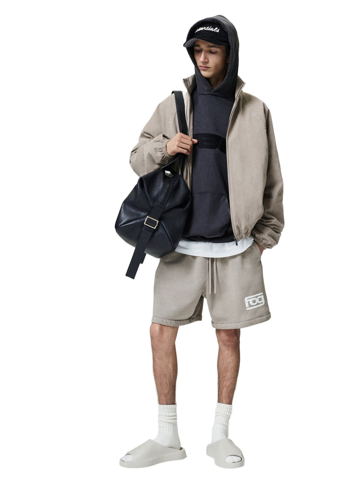 Fear of God Essentials Classic Sweatshort Washed Clay - Im Your Wardrobe