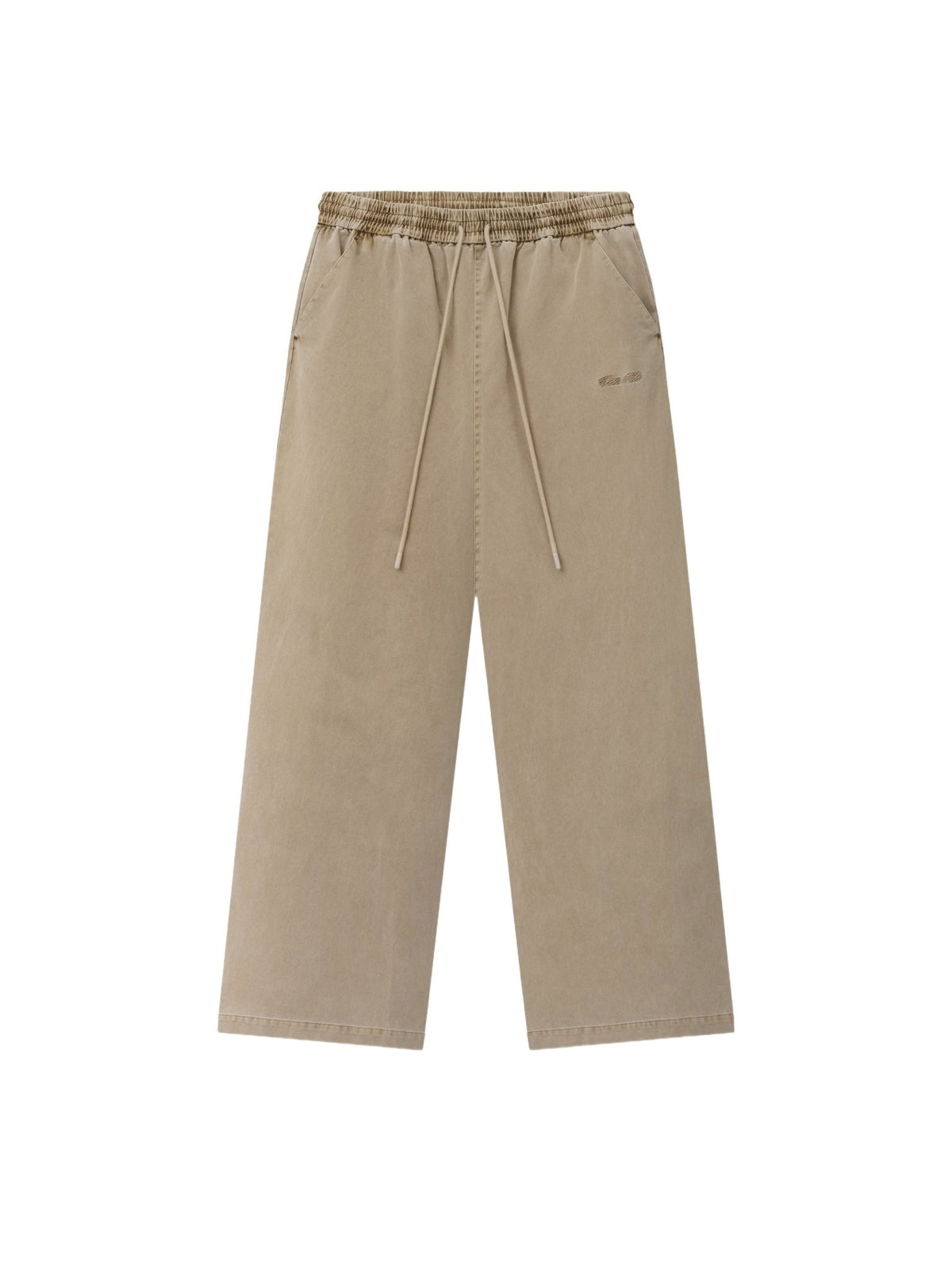 Fear of God Essentials Cotton Twill Lounge Drawstring Pant Washed Clay - Im Your Wardrobe
