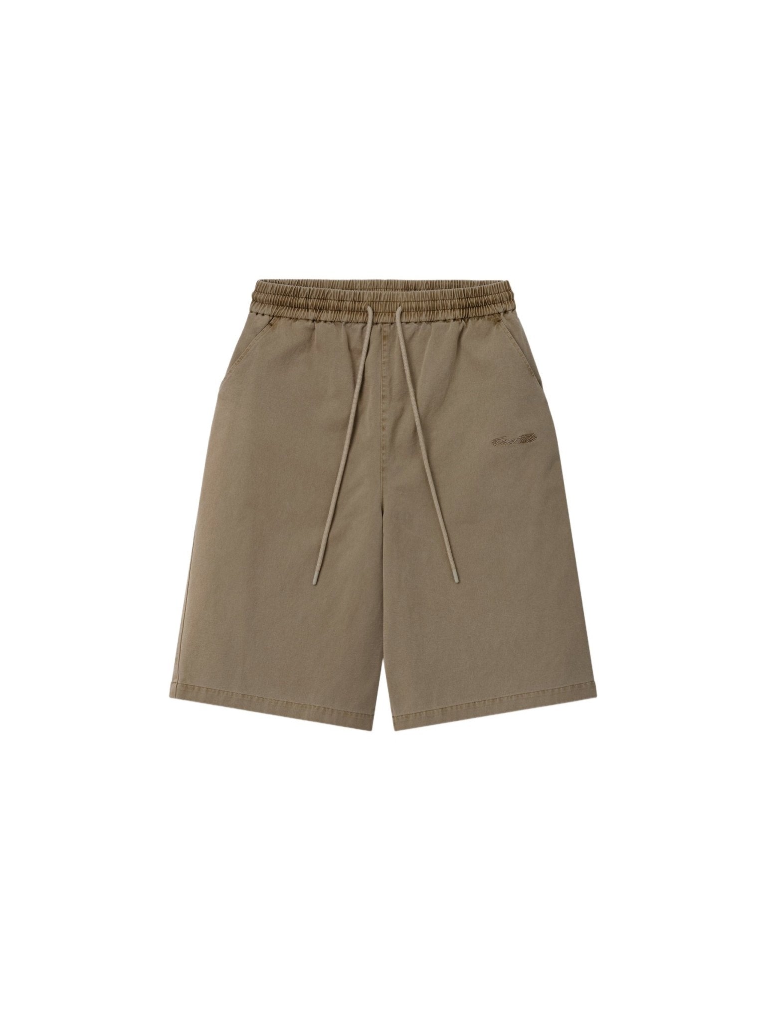 Fear of God Essentials Cotton Twill Lounge Drawstring Short Washed Clay - Im Your Wardrobe
