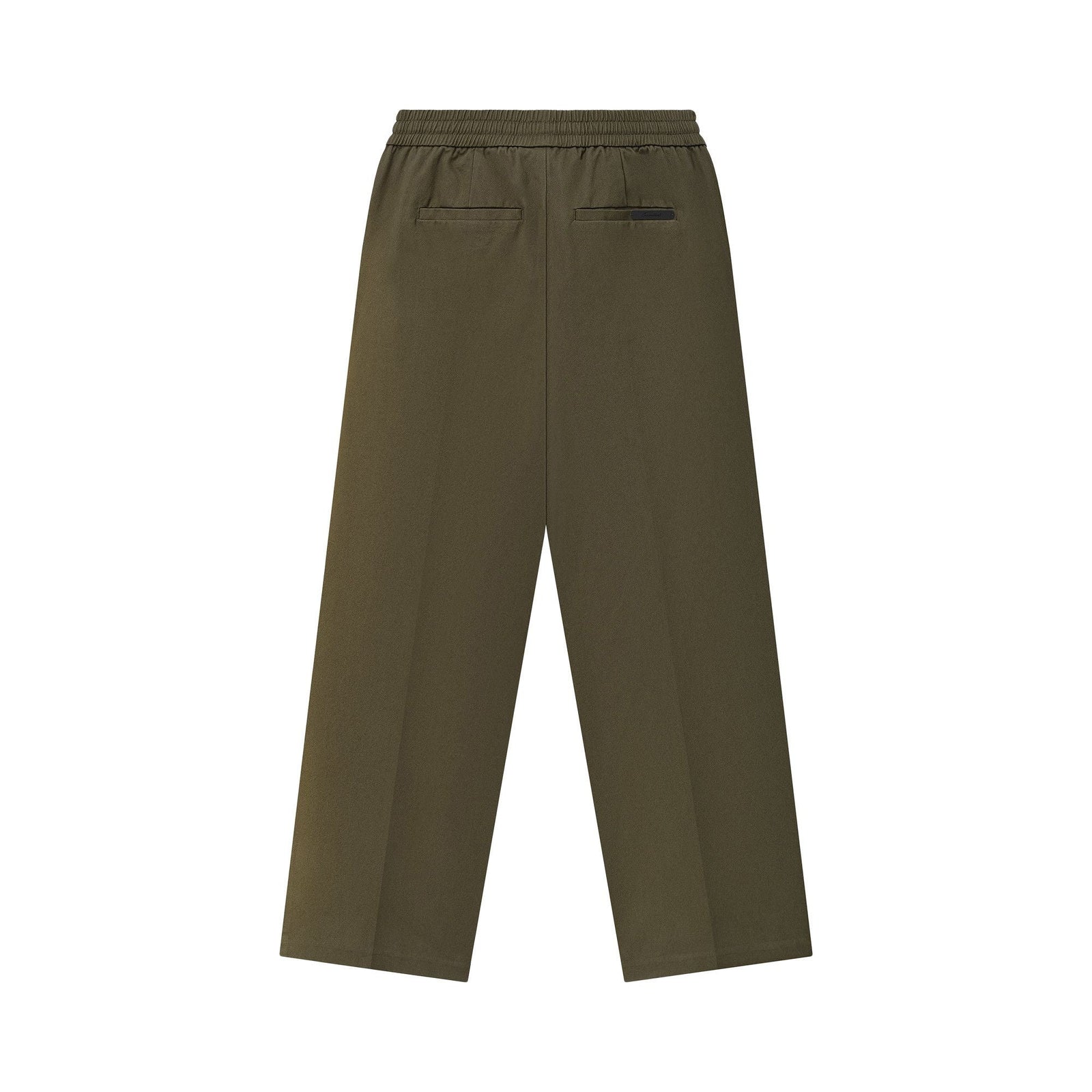 Fear of God Essentials Cotton Twill Pleat Front Drawstring Pant Moss (SS26) - Im Your Wardrobe