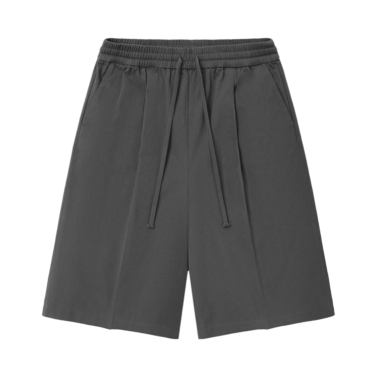 Fear of God Essentials Cotton Twill Relaxed Drawstring Short Iron Grey (SS26) - Im Your Wardrobe