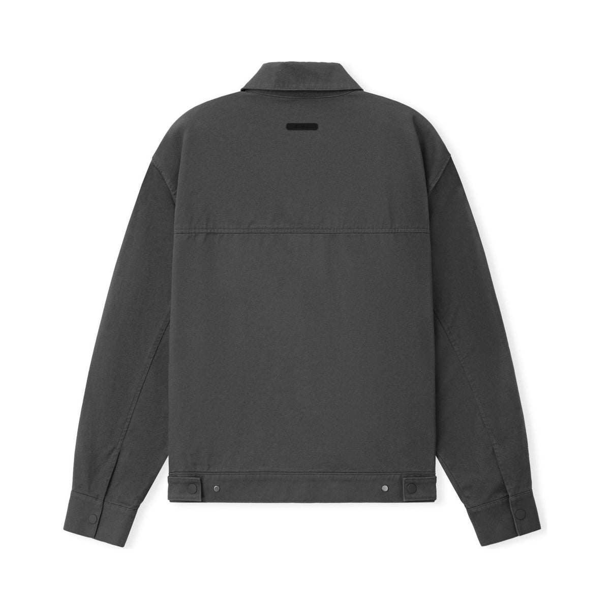 Fear of God Essentials Cotton Twill Work Jacket Iron Grey - Im Your Wardrobe