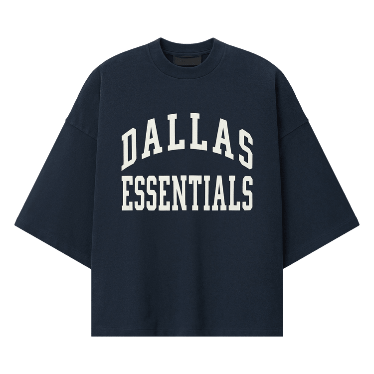 Fear of God Essentials Cowboys Merch Tee Dark Sapphire (FW26) - Im Your Wardrobe
