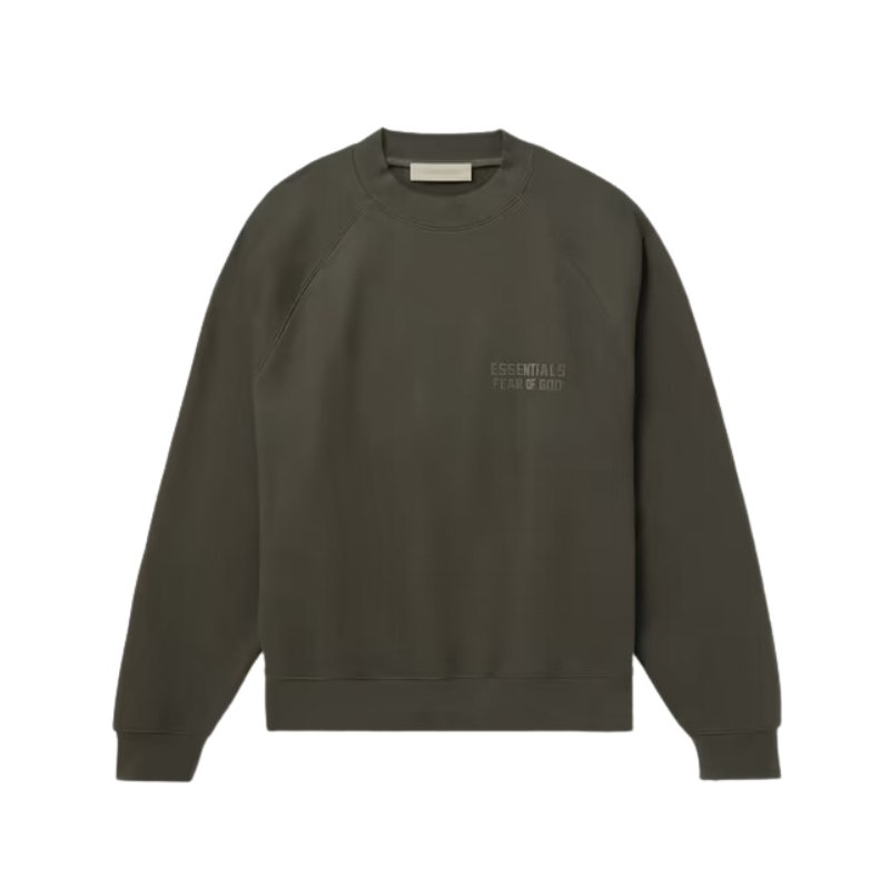 Buy Fear of God Essentials Crewneck Off Black in NZ Im Your Wardrobe