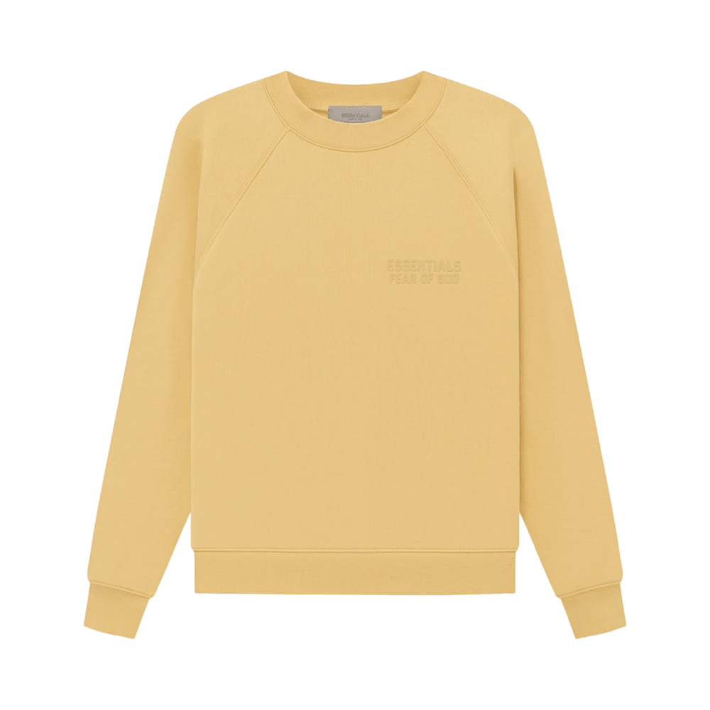Fear of God Essentials Crewneck Sweatshirt Light Tuscan - Im Your Wardrobe