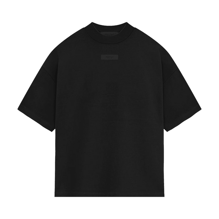 Fear of God Essentials Crewneck T-Shirt II Jet Black (SS24) - Im Your Wardrobe