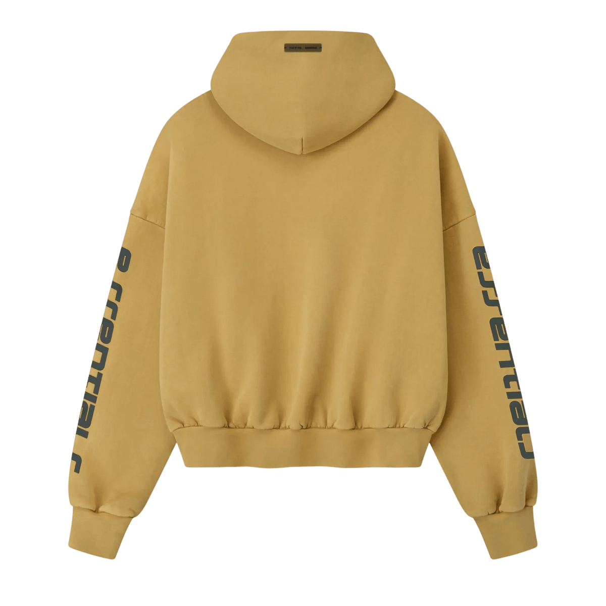 Fear of God Essentials Cropped Relaxed Hoodie Canyon - Im Your Wardrobe