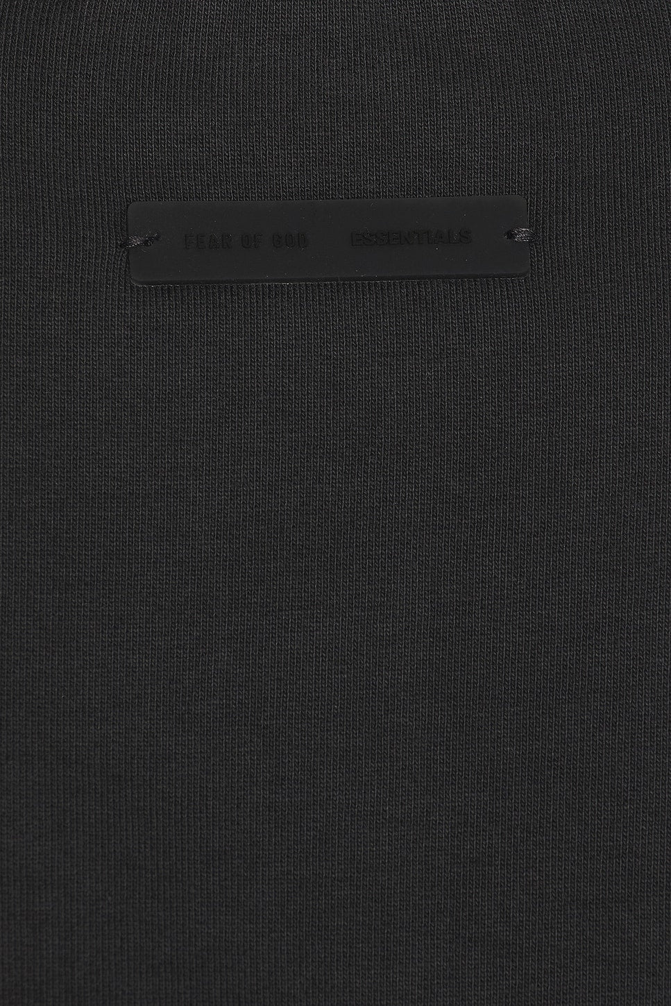 Fear of God Essentials Cropped Relaxed Sweatshirt Vintage Black - Im Your Wardrobe