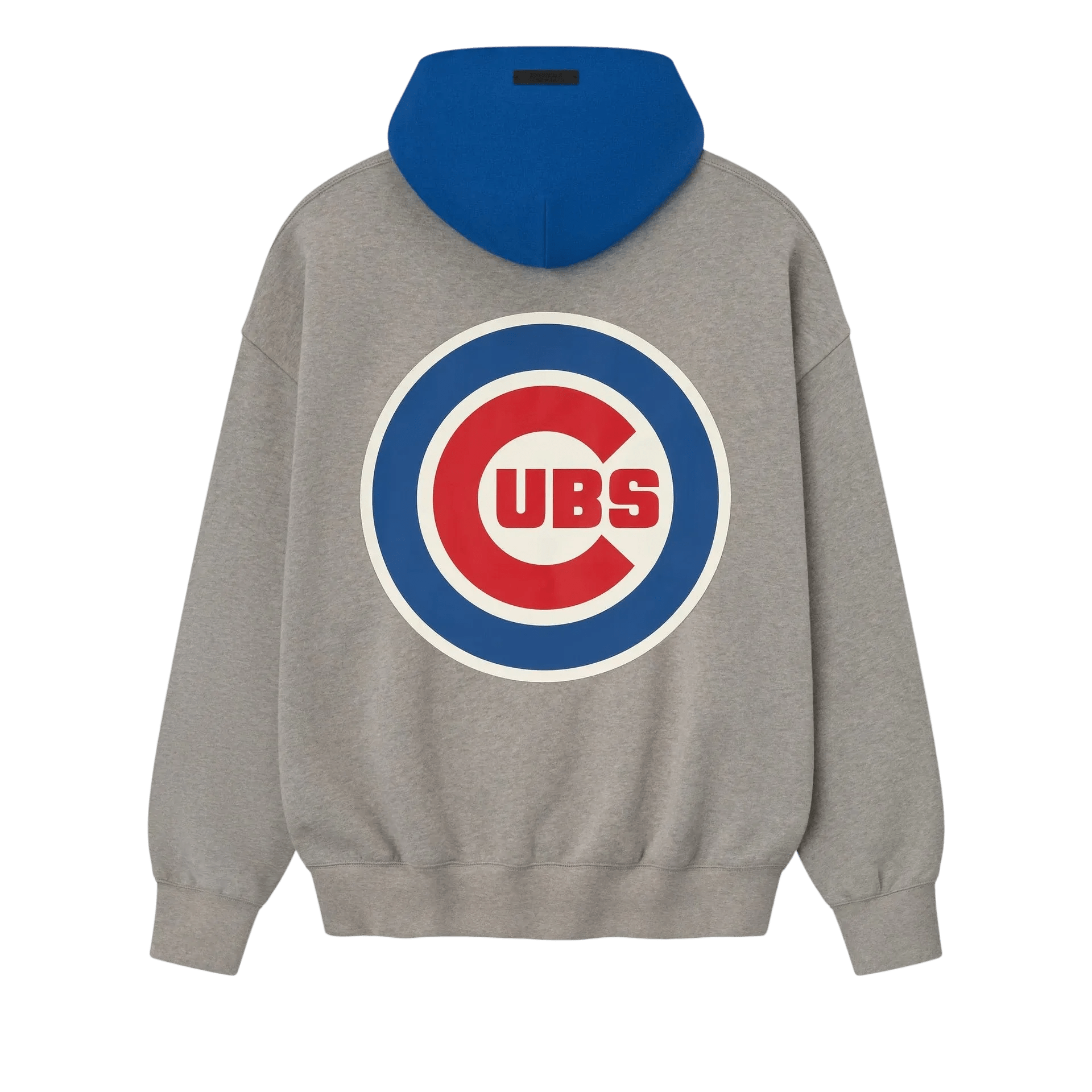 Fear of God Essentials Cubs Sport Hoodie Concrete Heather/Blue - Im Your Wardrobe