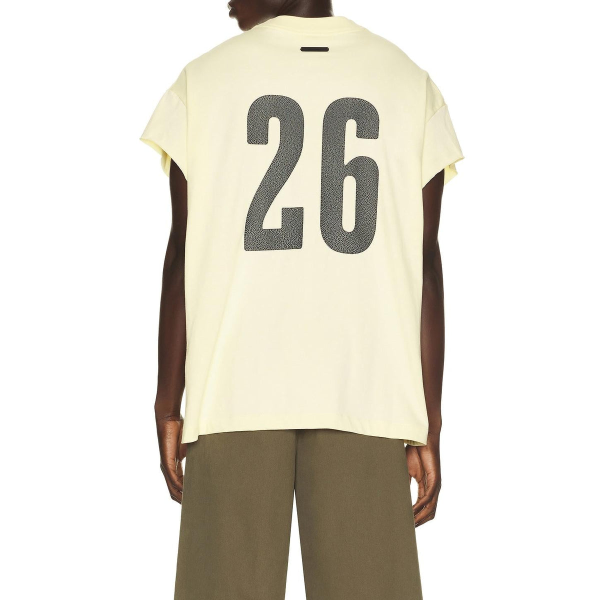 Fear of God Essentials Cut Off 90's Shirt Chalk - Im Your Wardrobe