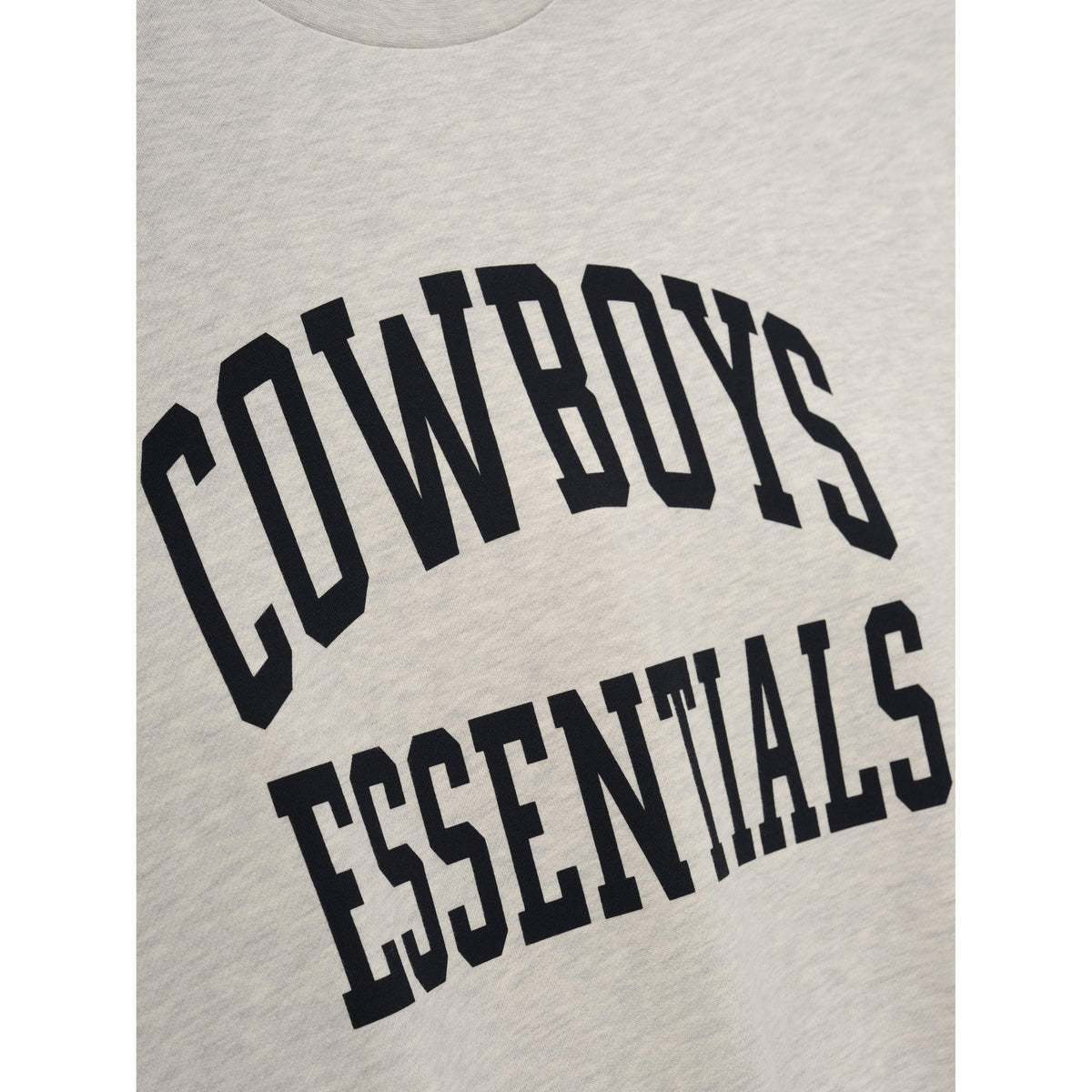 Fear of God Essentials Dallas Cowboys Training Camp Crewneck Boxy Fit Light Heather - Im Your Wardrobe