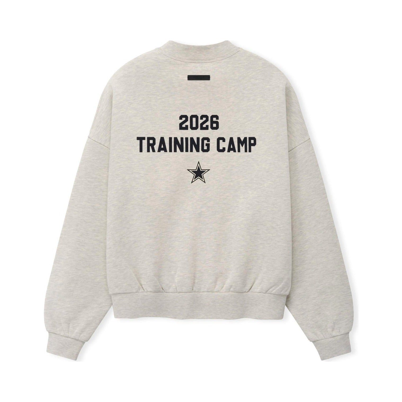 Fear of God Essentials Dallas Cowboys Training Camp Crewneck Boxy Fit Light Heather - Im Your Wardrobe