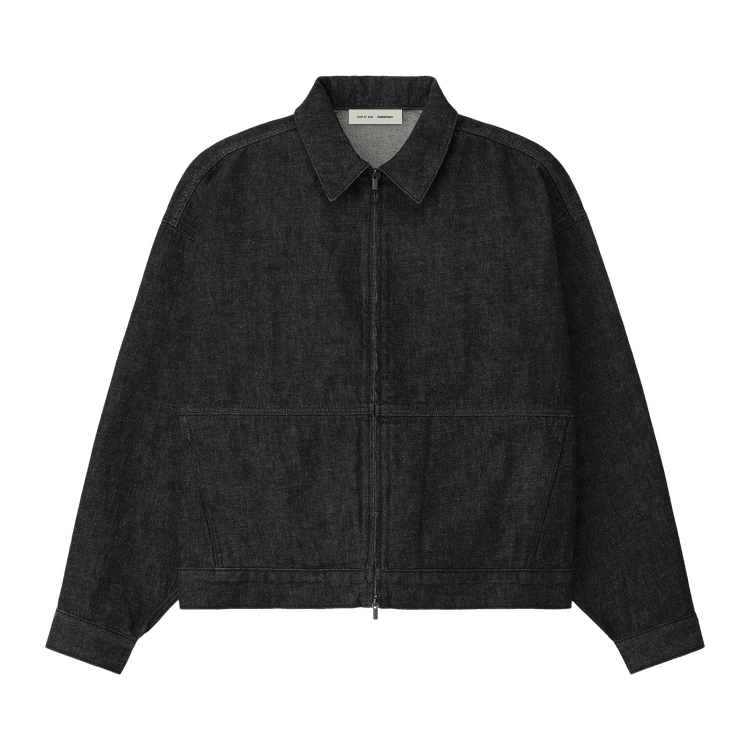 Fear of God Essentials Denim Work Jacket Vintage Black (2025) - Im Your Wardrobe