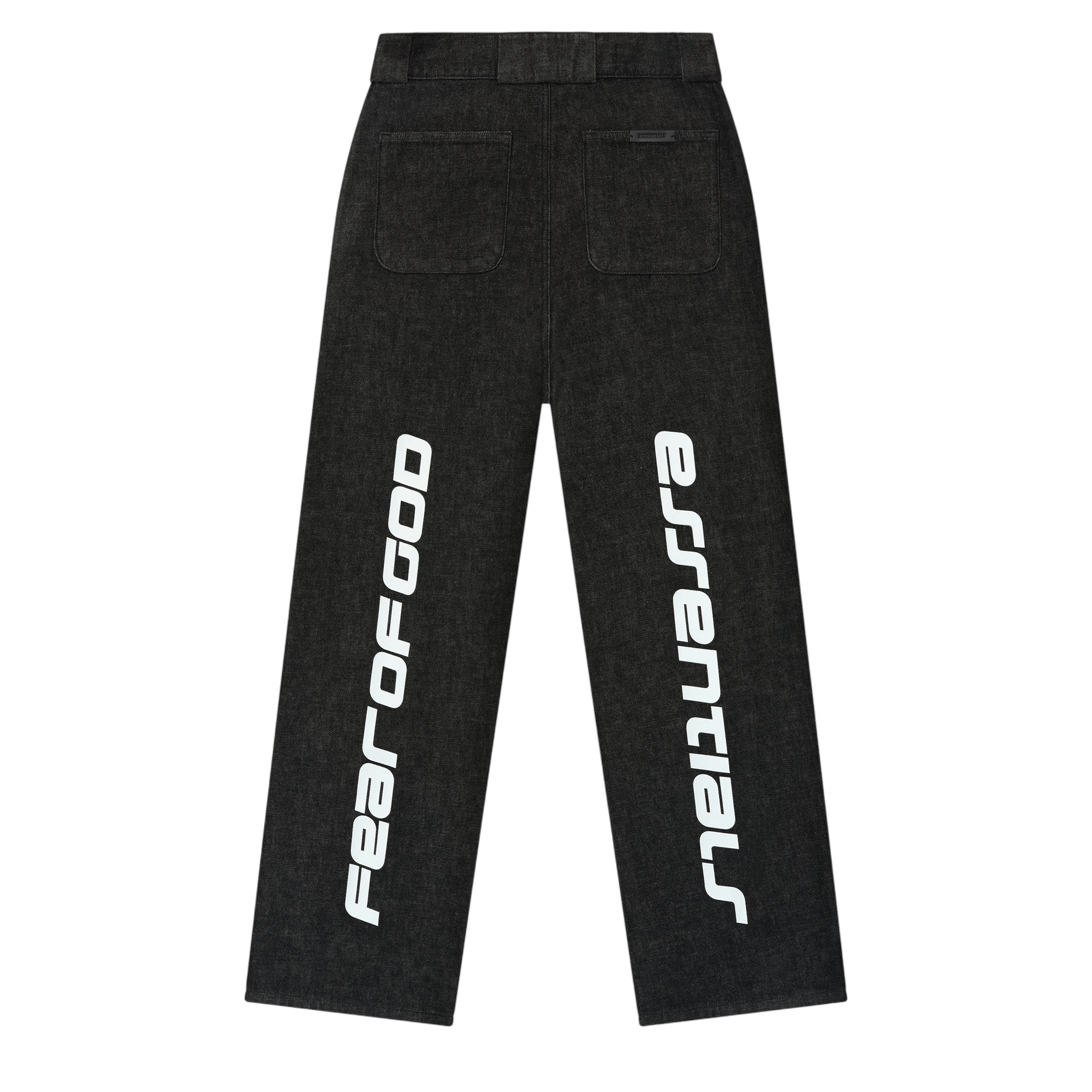 Fear of God Essentials Denim Work Pant Vintage Black - Im Your Wardrobe