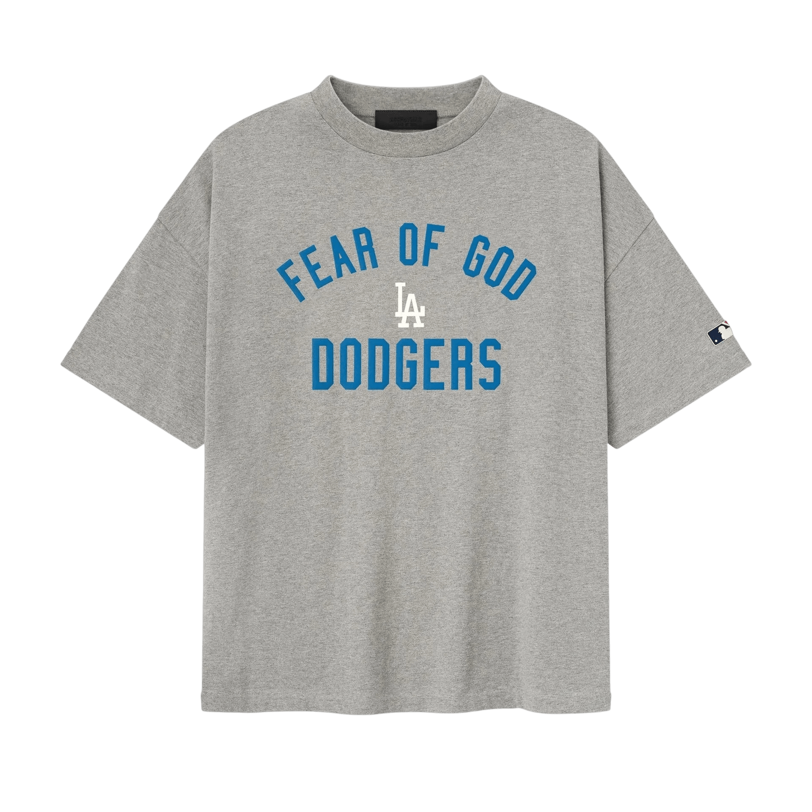 Fear of God Essentials Dodgers 90's Tee Concrete Heather - Im Your Wardrobe