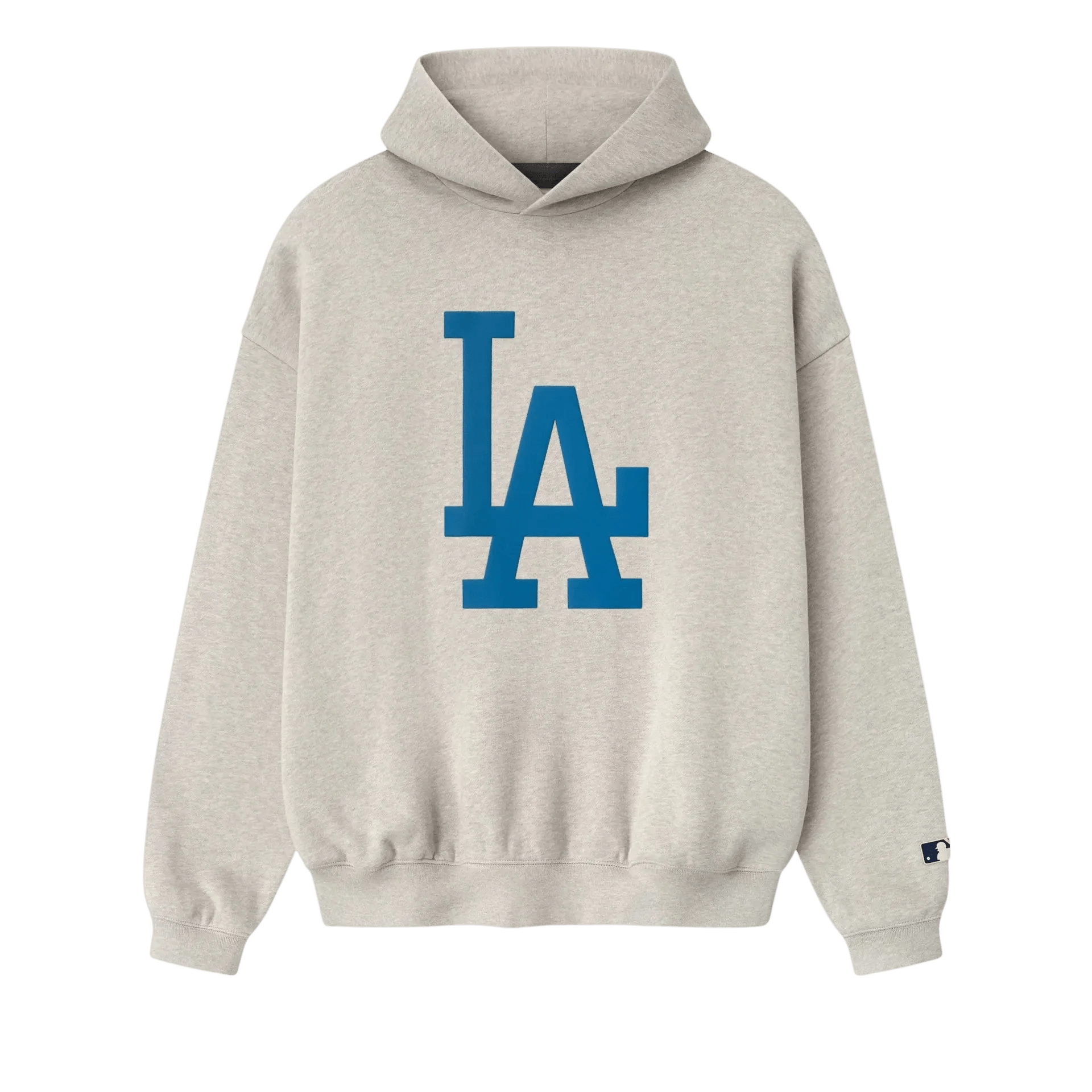 Fear of God Essentials Dodgers Sport Hoodie Heather Stone - Im Your Wardrobe
