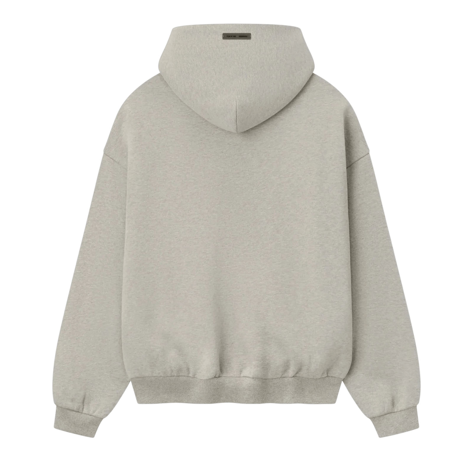 Fear of God Essentials Embossed Classic Fleece Hoodie Warm Heather - Im Your Wardrobe
