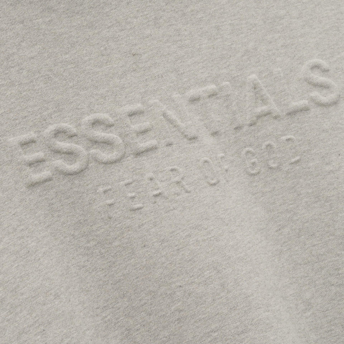 Fear of God Essentials Embossed Classic Fleece Hoodie Warm Heather - Im Your Wardrobe