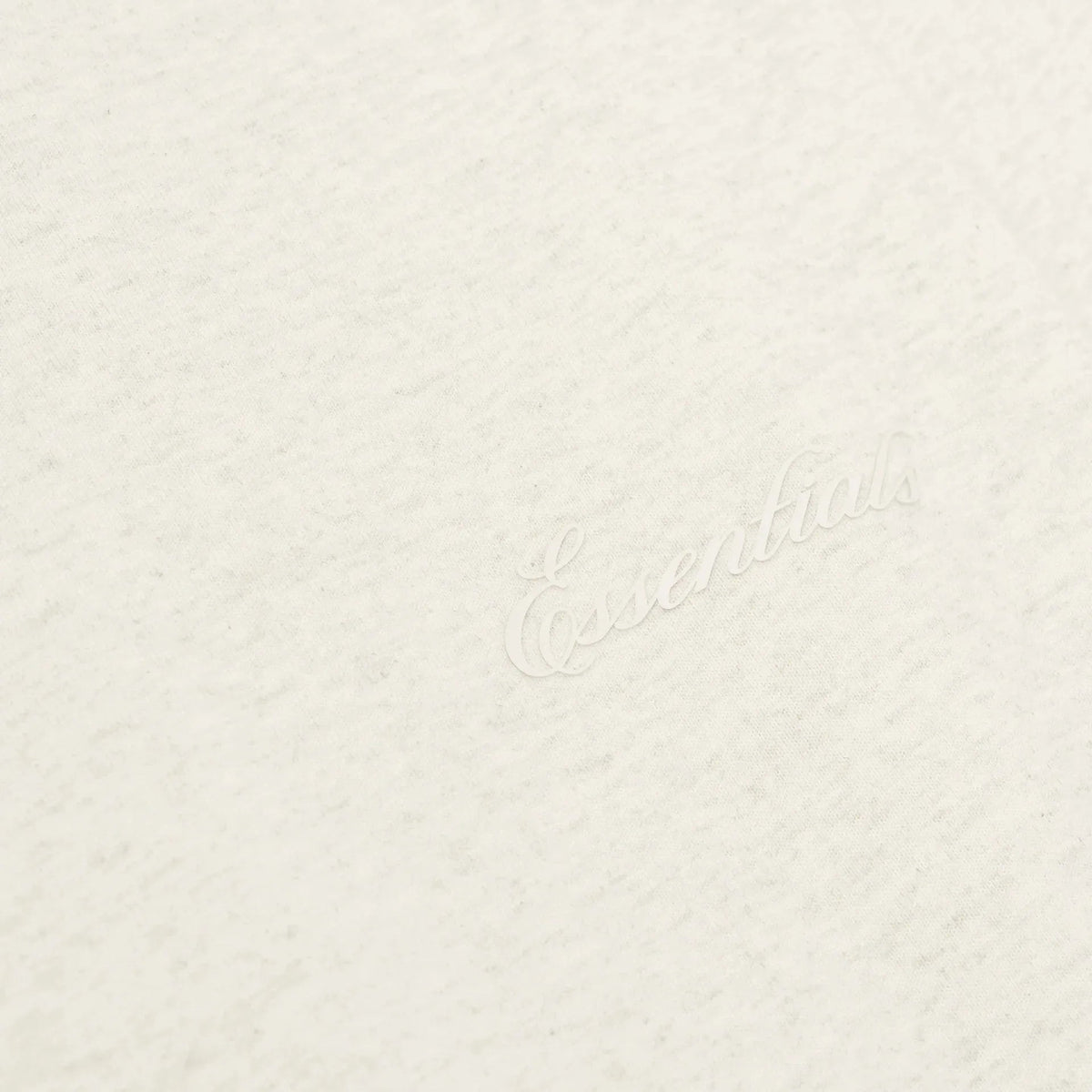 Fear of God Essentials Embroidered Classic Long Sleeve Tee Oatmeal Heather - Im Your Wardrobe