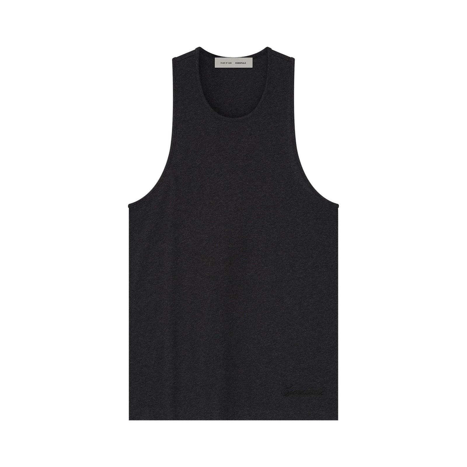 Fear of God Essentials Embroidered Essential Tank Vintage Black (2025) - Im Your Wardrobe