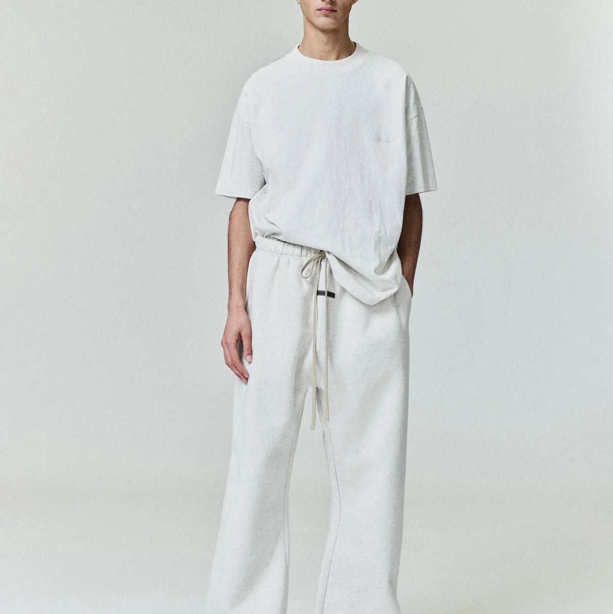 Fear of God Essentials Embroidered Essential Tee Ivory - Im Your Wardrobe