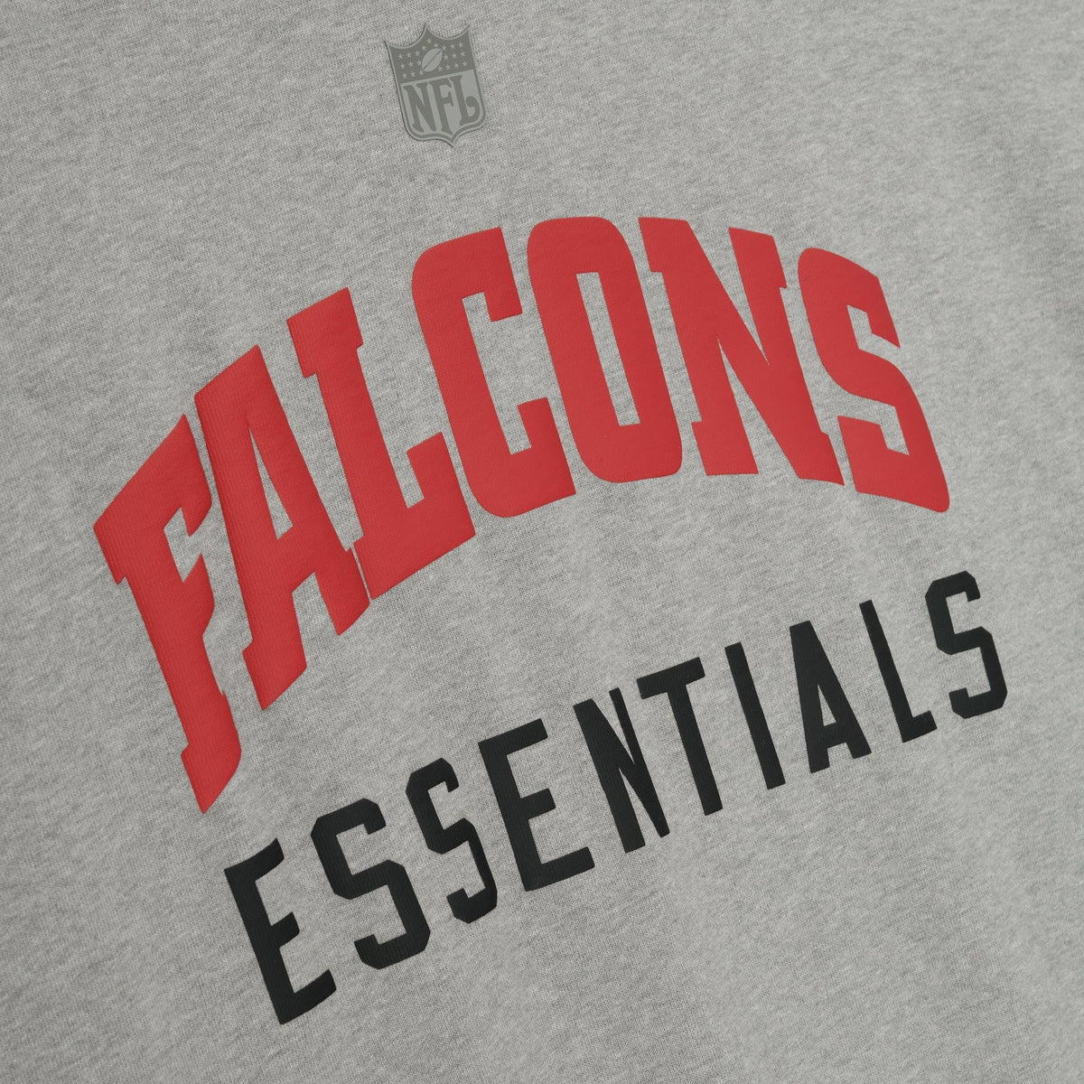 Fear of God Essentials Falcons 90s 3/4 Sleeve Football Tee Concrete Heather - Im Your Wardrobe