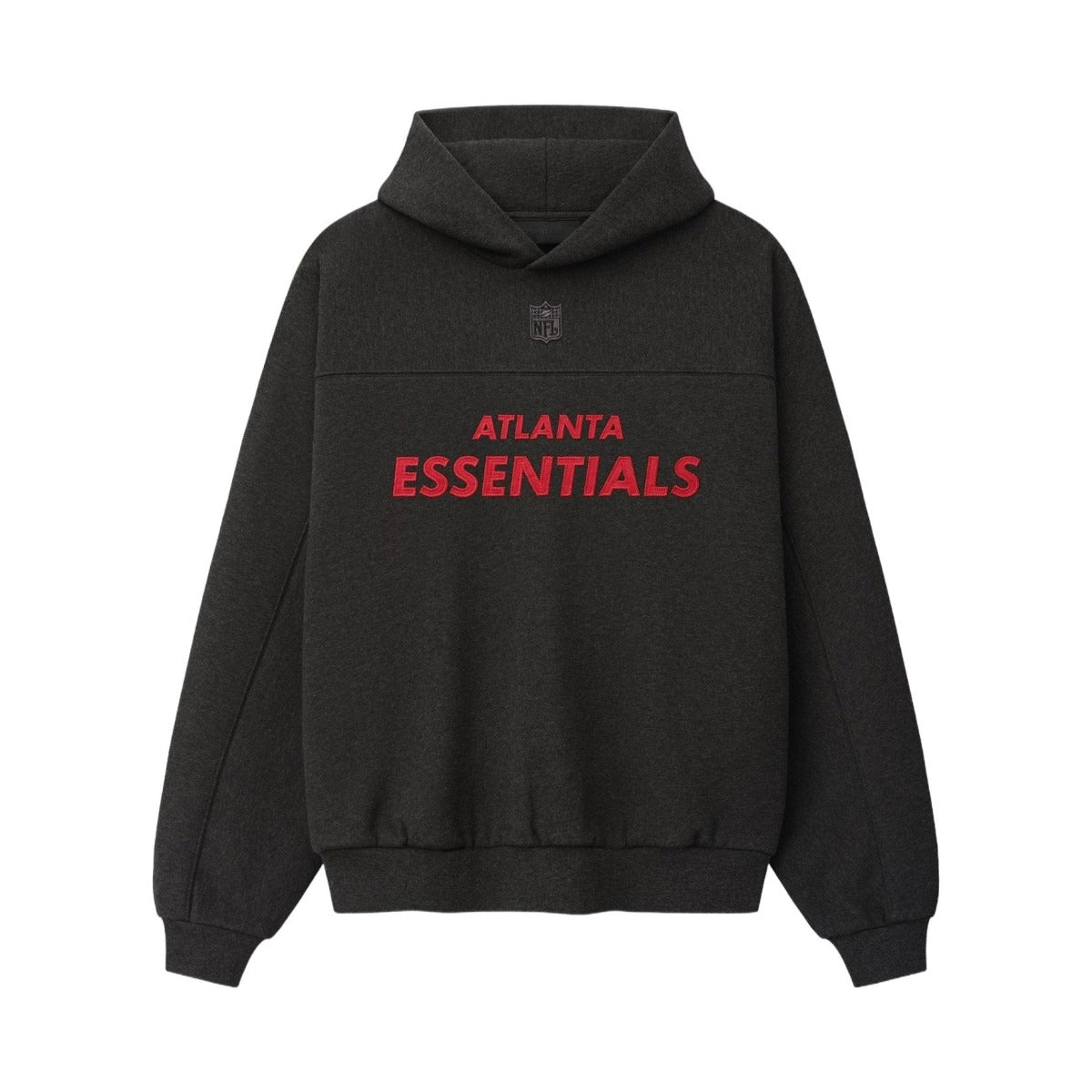 Fear of God Essentials Falcons 90s Relaxed Hoodie Iron Grey Heather - Im Your Wardrobe