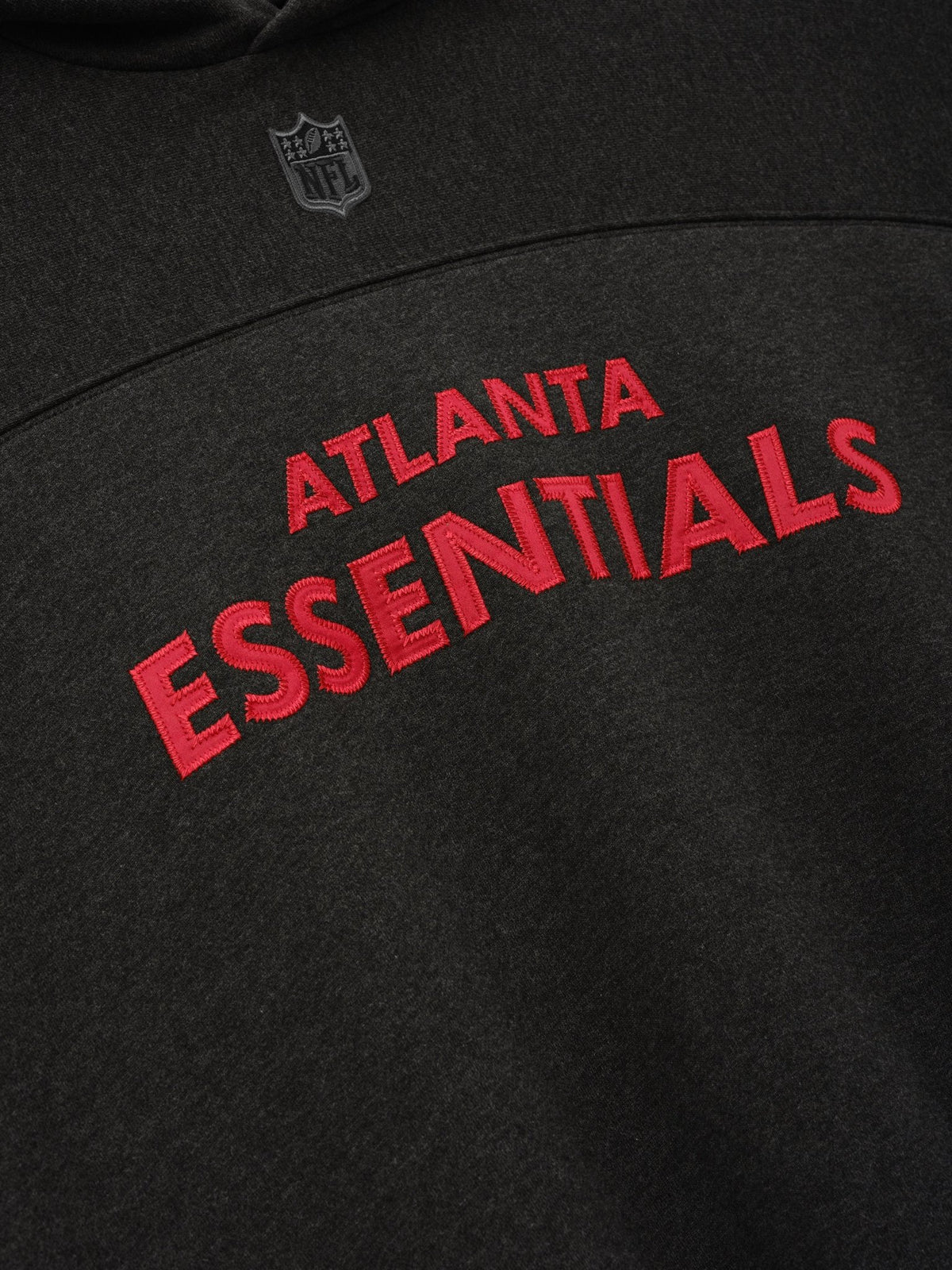 Fear of God Essentials Falcons 90s Relaxed Hoodie Iron Grey Heather - Im Your Wardrobe